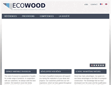 Tablet Screenshot of ecowood.ch
